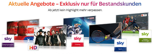 Angebote Für Bestandskunden Sky Angebote Für Bestandskunden Sky