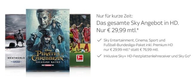 Sky Bestpreis Angebot Sky Bestpreis Angebot