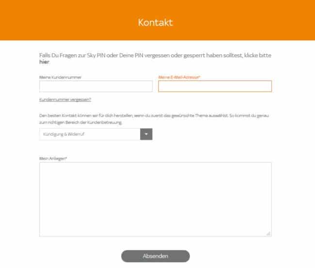 Kündigung Sky Ticket Kündigung Sky Ticket