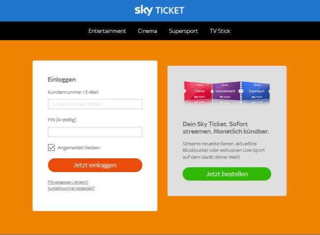 Sky Ticket Kundennummer Sky Ticket Kundennummer